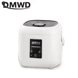 DMWD 2L Mini Home non-stick ryżowar 220V 5 funkcji elektryczny garnek do zupy jogurt maszyna do ciasta 24H powołanie dla 2 osób