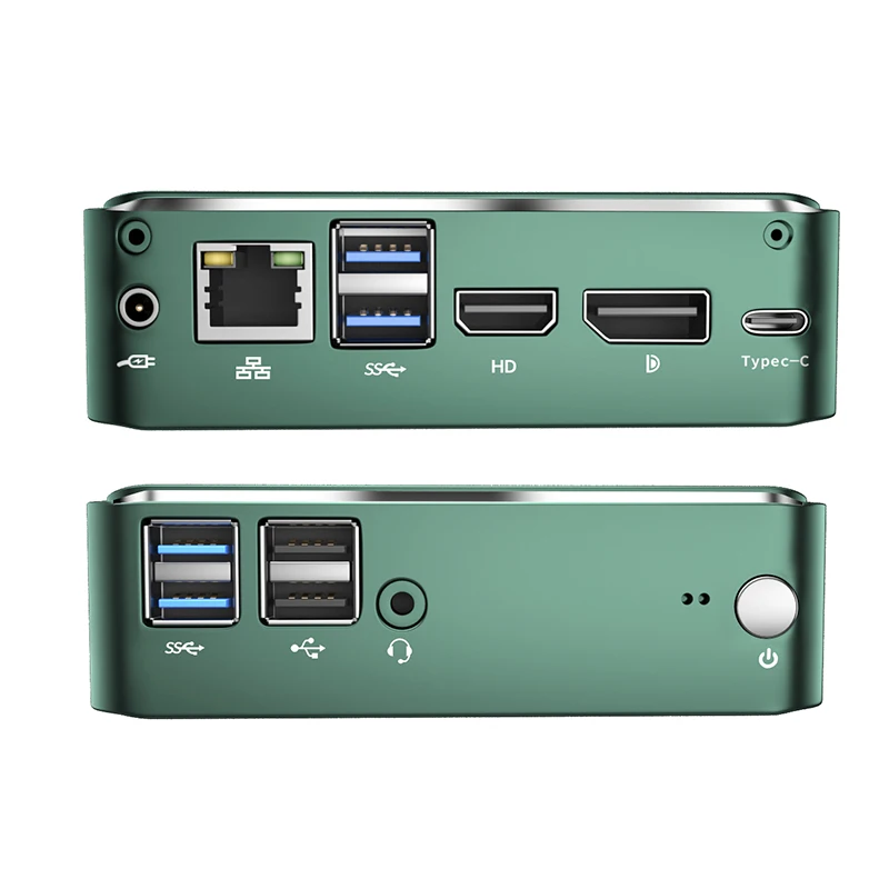 Pfsense Mini PC okno BKHD 10 rdzeń linuksa i3-8145U 2 * DDR4 M.2 Nuc Ultra kompaktowy komputer mini komputer HDMI type-c 4K 60Hz