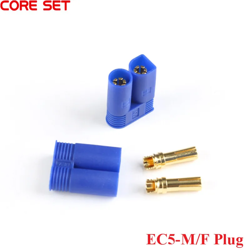 1 Paren/partij EC5 Plug 5Mm Bullet Connectors 100A Rc Lipo Batterij Adapter M/F Connector Voor Rc deel