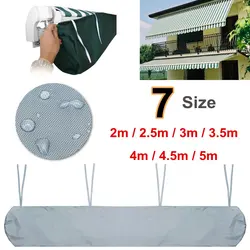 2/2.5/3/3.5/4/4.5/5m Oxford Patio Awning Winter Storage Bag Yard Garden Shelter Rain Weather Cover Protector Sun Canopy Cloth