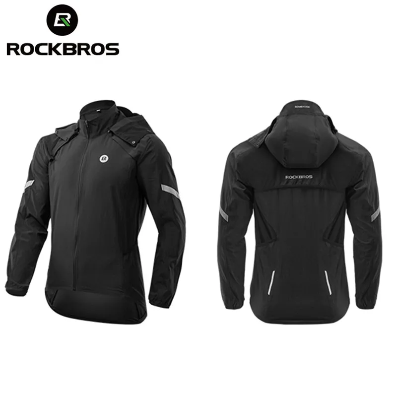 ROCKBROS Kurtka rowerowa Mężczyźni Kobiety Koszulka rowerowa Oddychająca odzież MTB Wiatroszczelna odblaskowa szybkoschnąca odzież sportowa