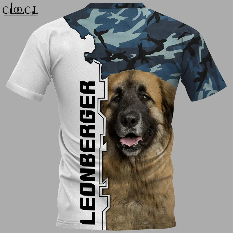 CLOOCL 2021 Newest Popular Leonberger T Shirt Summer Men Women 3D Print Hip Hop Tops Round Neck T-shirt Pullover Drop Shipping