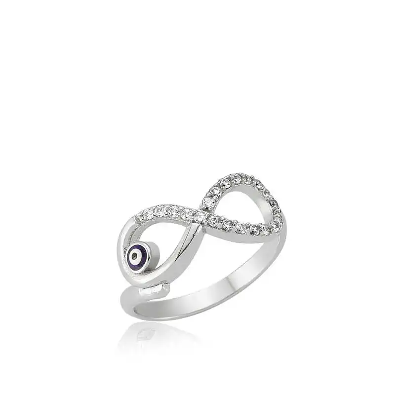 Silver The Genres Change Infinity ladies ring