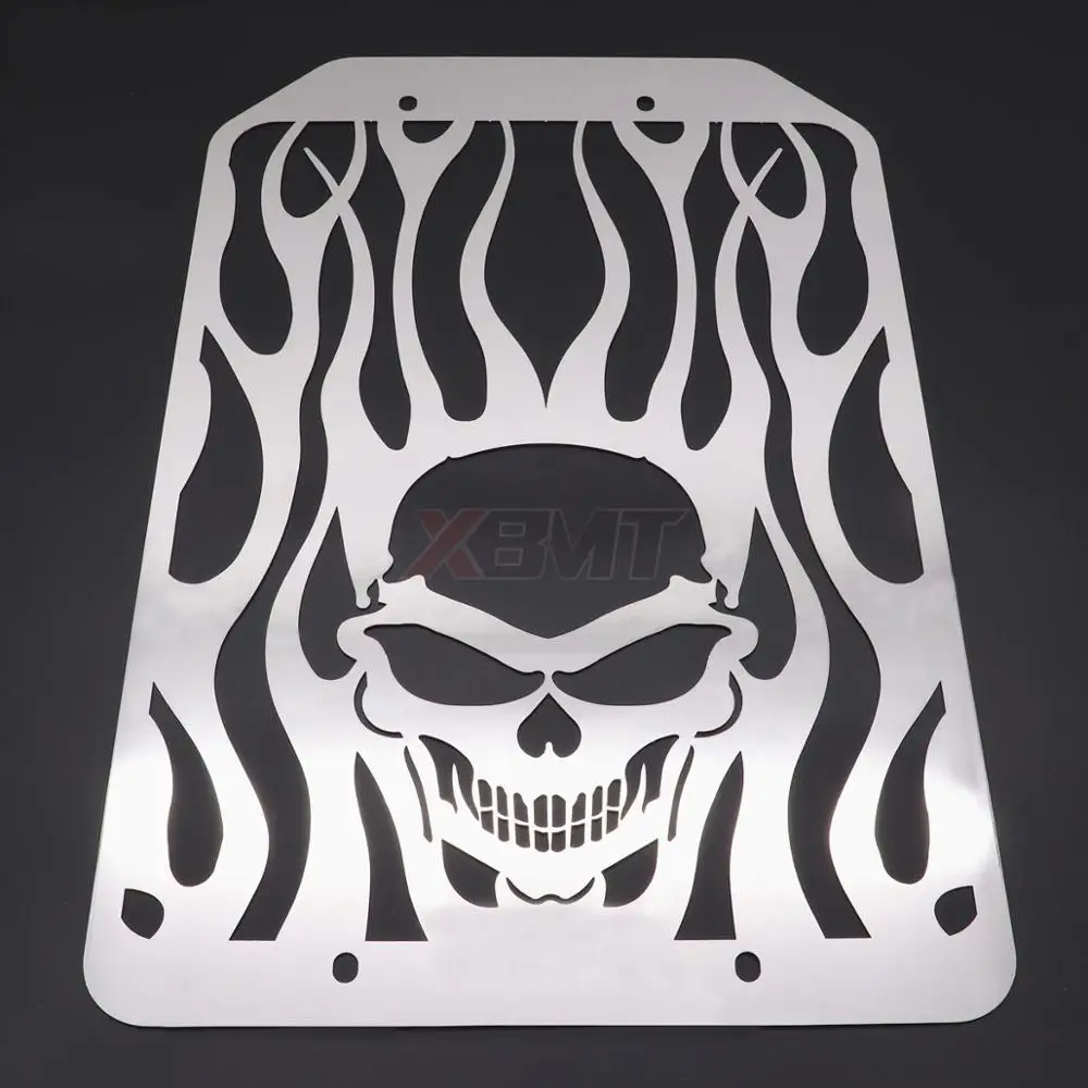 Motorcycle Skull Radiator Grille Protector Water Cooler Grill Cover For Kawasaki VN1700 VN 1700 All Year