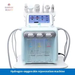 Professional Hydrofacial Oxygen Machine Small Bubble Hydra Dermabrasion  Biological Enhancement Facial Spa Aqua Peeling Device