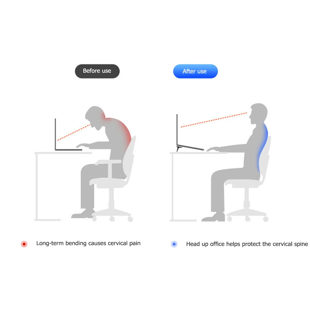 Suporte para mini laptops, de plástico, invisível, dobrável, portátil, ajustável, para resfriamento de notebooks, 1 par