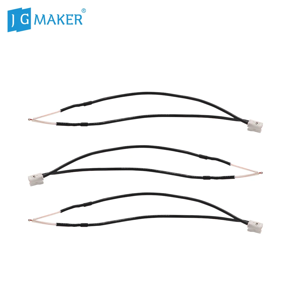 

JGMAKER 3d printer A3S A5 A5S Magic 3pcs/bag thermistor cable temperature resistance 1K-1000K JGAURORA