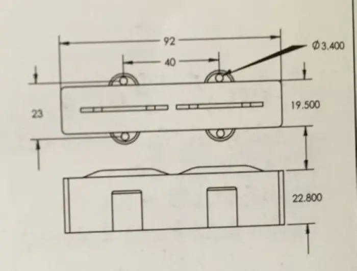 Pastillas magnéticas de acero Alnico para JAZZ BASS, pastillas Humbucker para bajo eléctrico, hechas en Corea