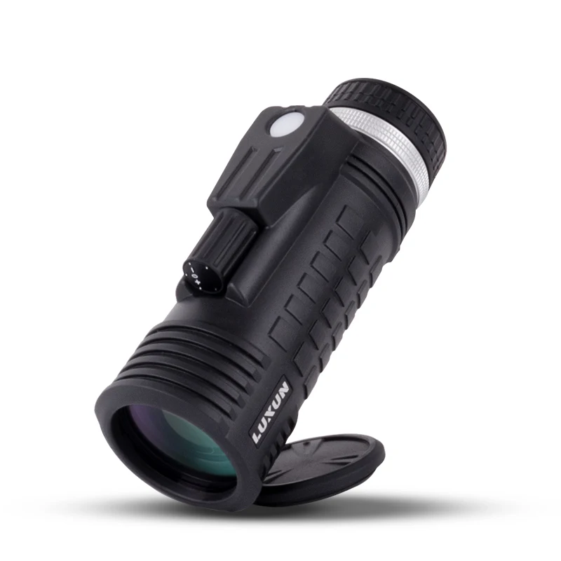 LUXUN 8x42 Monocular Telescope Built-in Compass Rangefinder BAK4 Prism Powerful Telescope Waterproof Hunting Monoculars image 3