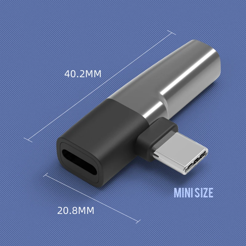 UTHAI C61 type-c na 3.5mm audio nabíjení 2 v 1 adaptér pro macbook Android konvertor postit se nabít MINI rozměr USB C hudba adaptéry