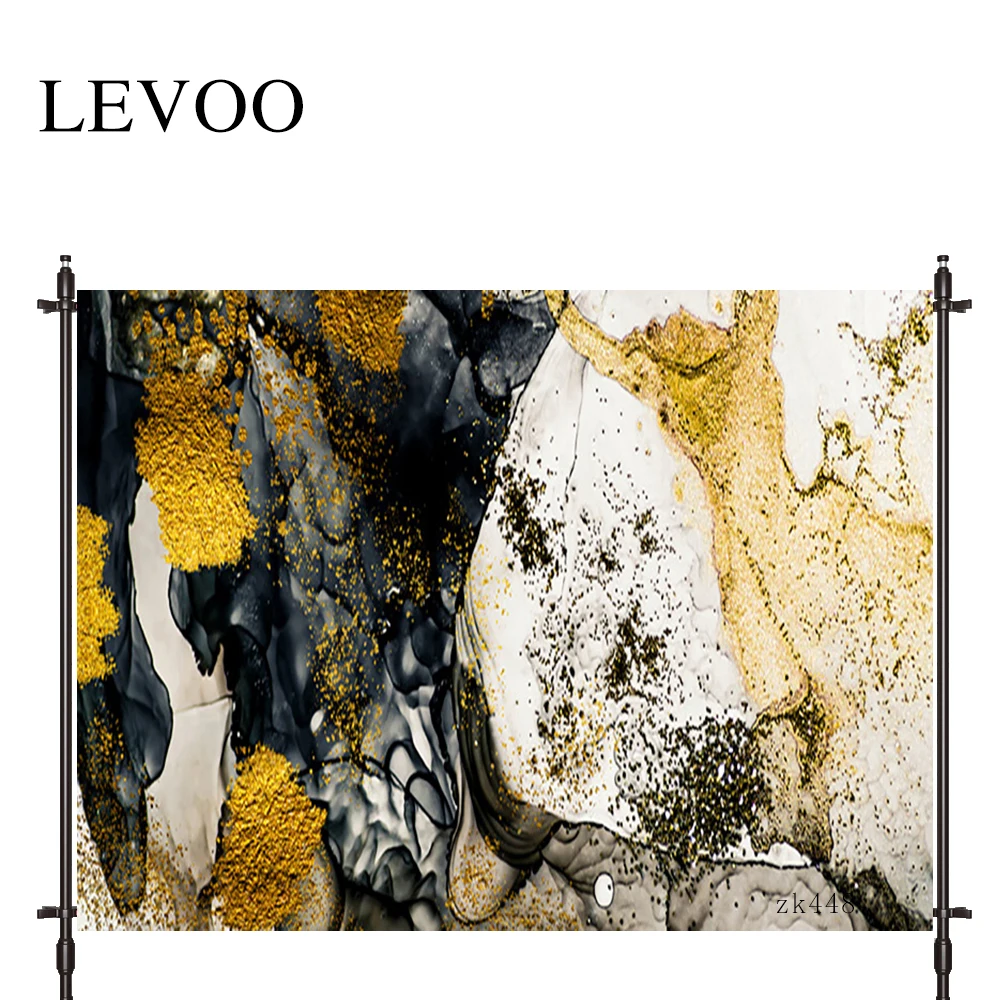 

LEVOO photography background Marble golden Graffiti abstract Art prop fabric photography backdrop photocall photobooth