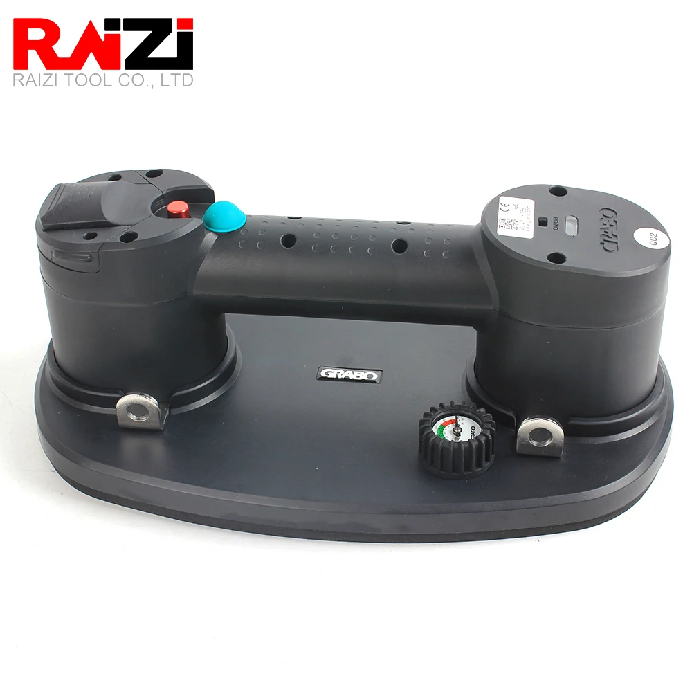Raizi GRABO Electric Vacuum Suction Cup Liter For Granite Glass Large Format Tile Lifting Tool 170 kg Capacity NEMO GRBAO