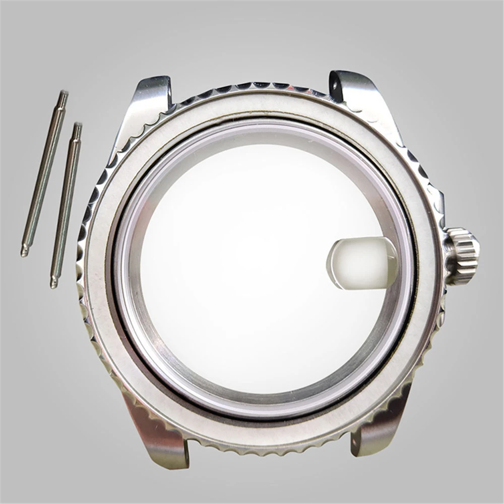 Carcasa trasera de reloj de 40MM, carcasa con bisel para ETA 2836, Mingzhu 2813, 3804, Mingzhu 2813, 3804, accesorios de movimiento de reloj