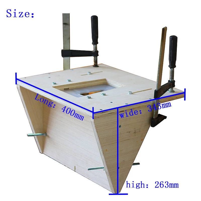 Guitar dovetail working frame dovetail mold template sound barrel neck open dovetail guitar making tool mold