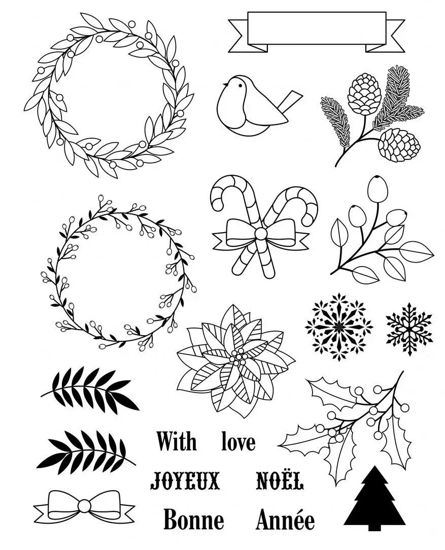 Love Clear Stamp Transparent Seal For DIY ScrapbookingCard Making C578