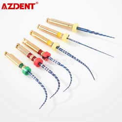 AZDENT Dental Heat Thermal Activated Endo File Forming File Open-End Nickel Titanium Engine Use Root Canal Instrument 25mm