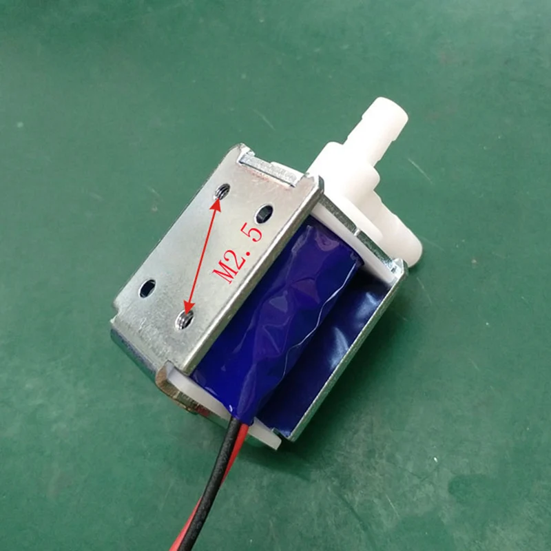 Mikro Mini zawór elektromagnetyczny DC 6V 12V 24V normalnie zamknięty N/C zawór wody zawór sterujący N/C — zdjęcie 6