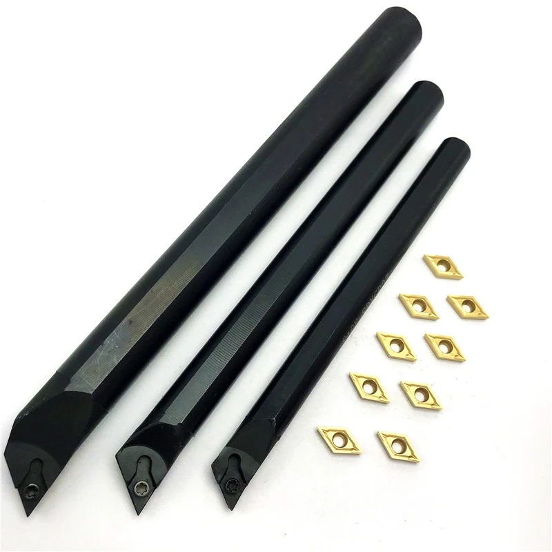 S08K -SDQCR07 S10K -SDQCR07 S12M -SDQCR07 S16Q -SDQCR07 Nội Bộ Dụng Cụ Xoay Giá Đỡ DCMT0702040 Carbide Miếng Lót máy Tiện Dụng Cụ