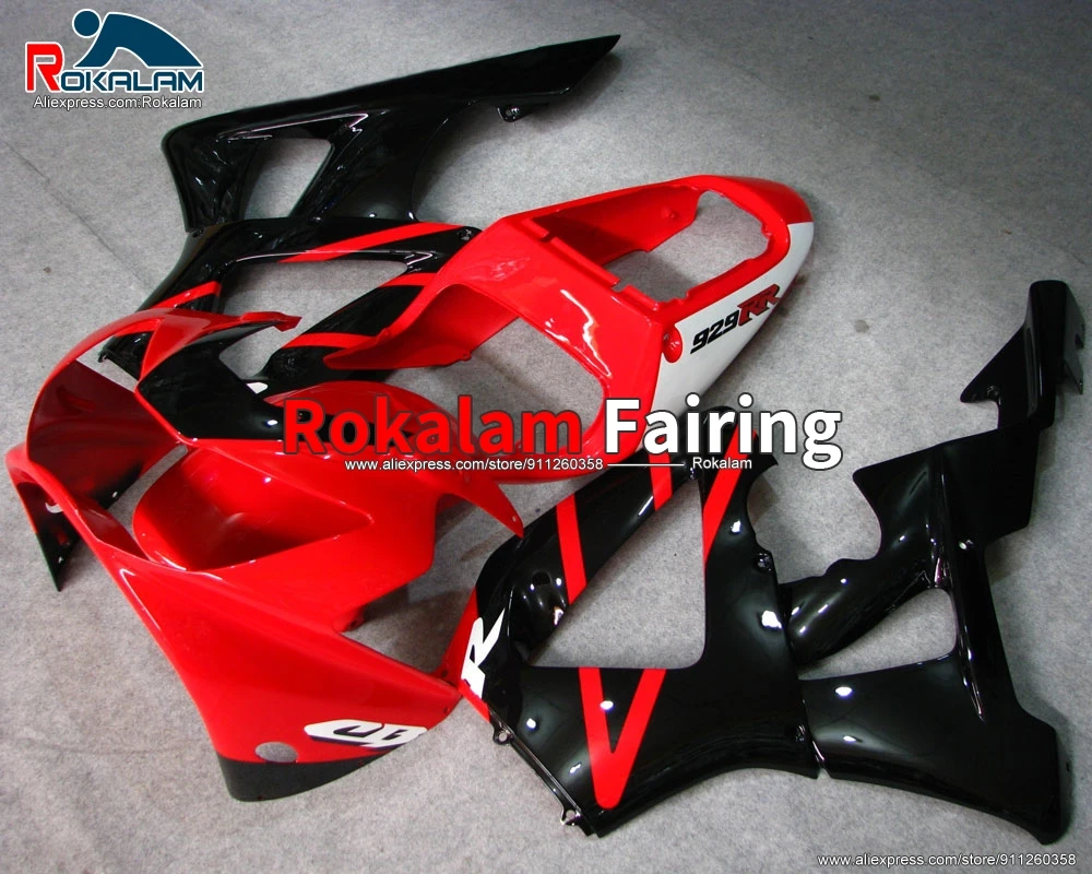

Комплекты чехлов послепродажного обслуживания для Honda CBR900RR 929 00 01 CBR 900 RR 2001 2000, черный, красный комплект обтекателя мотоцикла (литье под давлением)