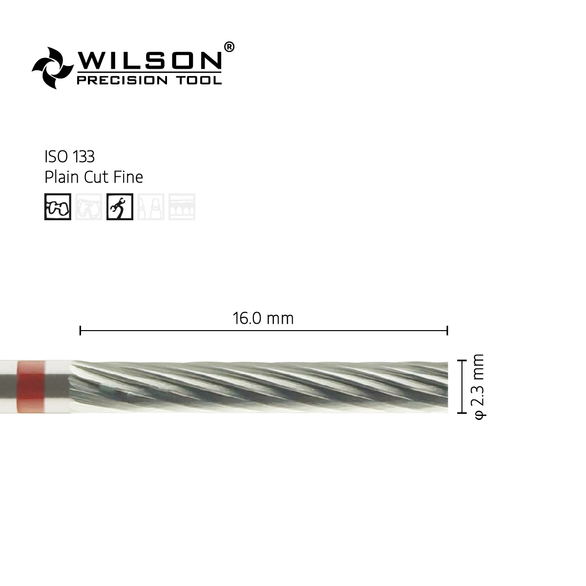 WILSON PRECISION TOOL 5000801 Dental Strawberries Tungsten Carbide Burs For Trimming Acrylic/Metal