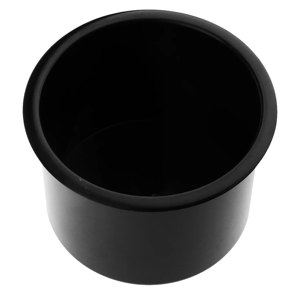 Car Recessed Cup Holder for Boats, RVs, Cars, Trucks, Sofas, Game Table Pockets and More (Black, 82mm)