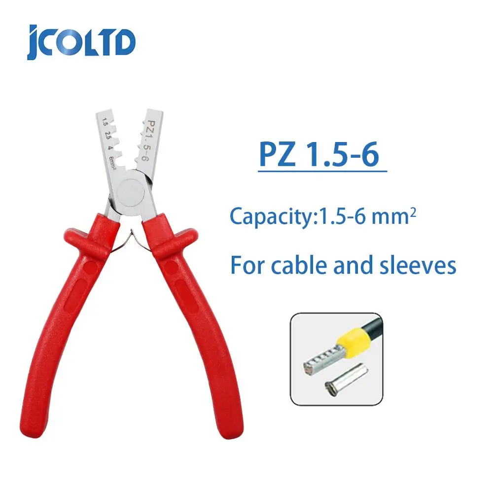 Crimping Tube Terminal Pliers 0.25-35mm Mini Crimper Pliers electrical Terminal Crimping Tools