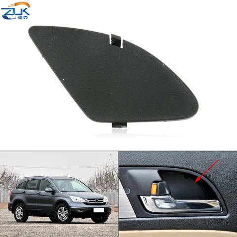 Чехол для автомобиля ZUK, черный, для HONDA CRV накладка на внутреннюю дверную ручку RE 2007 2008 2009 2010 2011 72161-SWA-A01ZA 72121-SWA-A01ZA