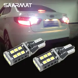 2x t15 w16w 15-smd led canbus backup luz reversa para kia rio k2 3 apoio de braço ceed sportage sorento cerato soul picanto optima k3