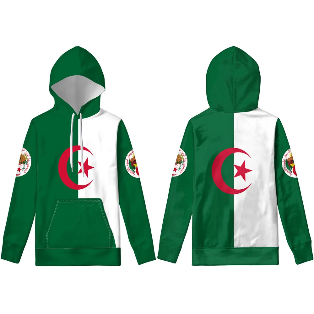 ALGERIA hoodie free custom made name number dza sweatshirt islam diy arabic algerie arab print text word flag photo clothing