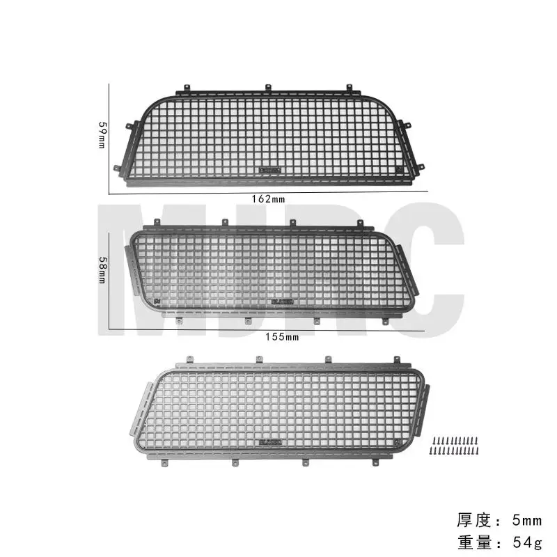 Per Trax TRX4 TRX-4 T4 K5 #82076-4 TRX4 Blazer car shell metal trim strip lunotto posteriore fanale posteriore trim