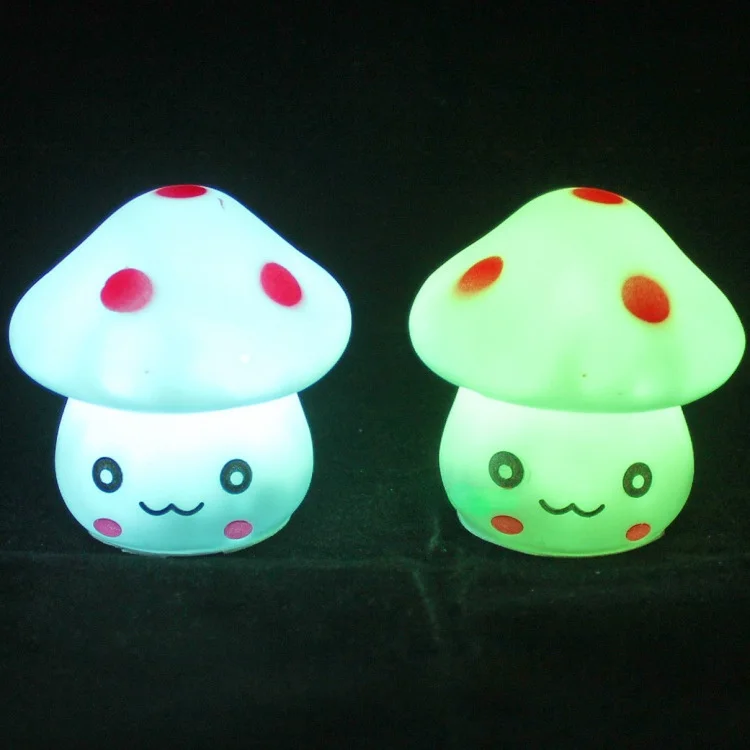 Colorful Luminous Children\'s Room Night Light Mushroom Gift Toy Bedroom Night Light