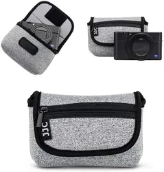 JJC Compact Camera Case Bag for Sony ZV-1 ZV1 RX100 VII RX100 VI RX100 VA RX100 IV RX100 III RX100 II Olympus TG5 TG7 Fuji XF10