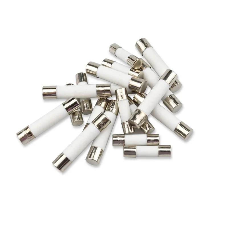 10pc/lot One Sell 5*20mm 6*30mm Fast Blow Tube Fuses mm 250V 0.1 0.2 0.3 0.5 1 2 3 4 5 6 8 10 15 20 25 30A AMP Fuse Ceramic fuse