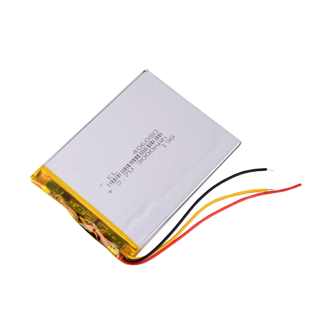Sostituzione 3 linee 406080   Batteria ai polimeri di litio da 3,7 V 3000 MAH per libro onyx darwin 3 lettori libri e-book