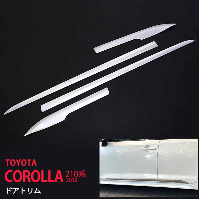 

4PCS Car Decoration Exterior for Toyota Corolla E210 SUS304 Car Door Trim Protection Chrome Accessories for Cars