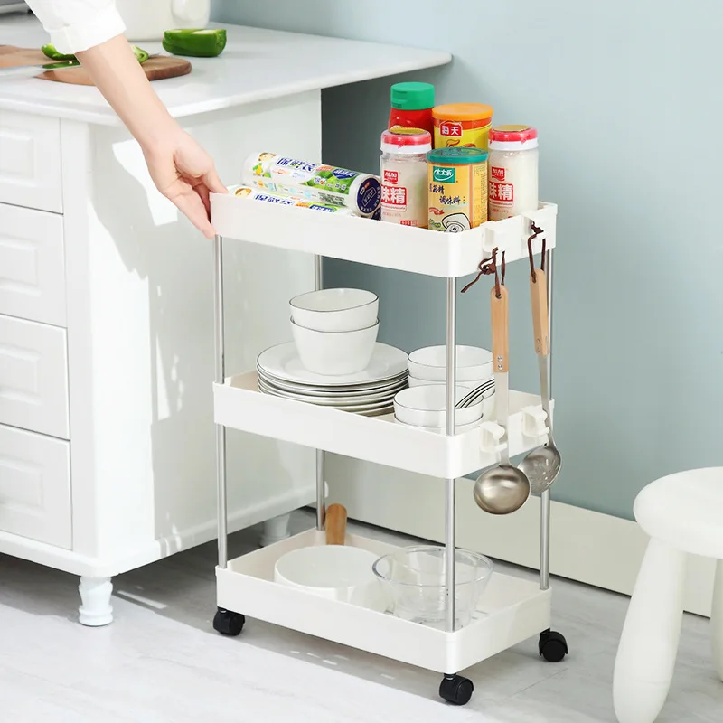 Toilet Gap Storage Rack Kitchen Narrow Cabinet Refrigerator Washing Machine Living Room Floor Storage Shelf Bathroom Organizer