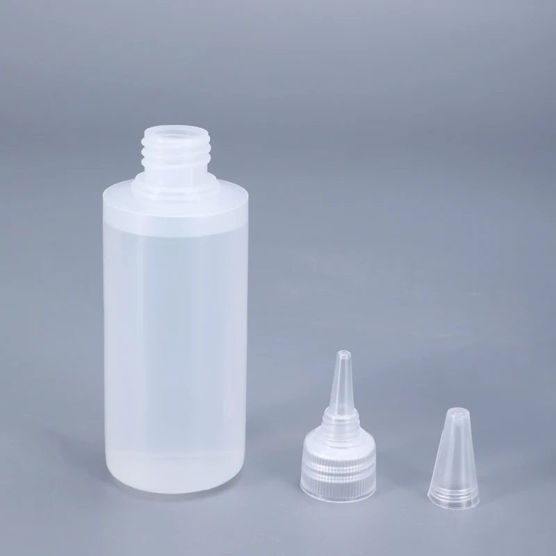 1PC 10ML/20ML30ML/50ML Empty PE Plastic Glue Bottles With Screw-On Lids Squeeze Liquid Ink Oil Dropper Bottles With Cap 2023 New