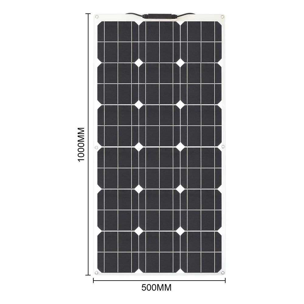 Flexible Solar Panel kit complete Module Cell 18V 100w 200w 300w 400w Controller for RV/Boat/Car/Home 12 V / 24V Battery Charger