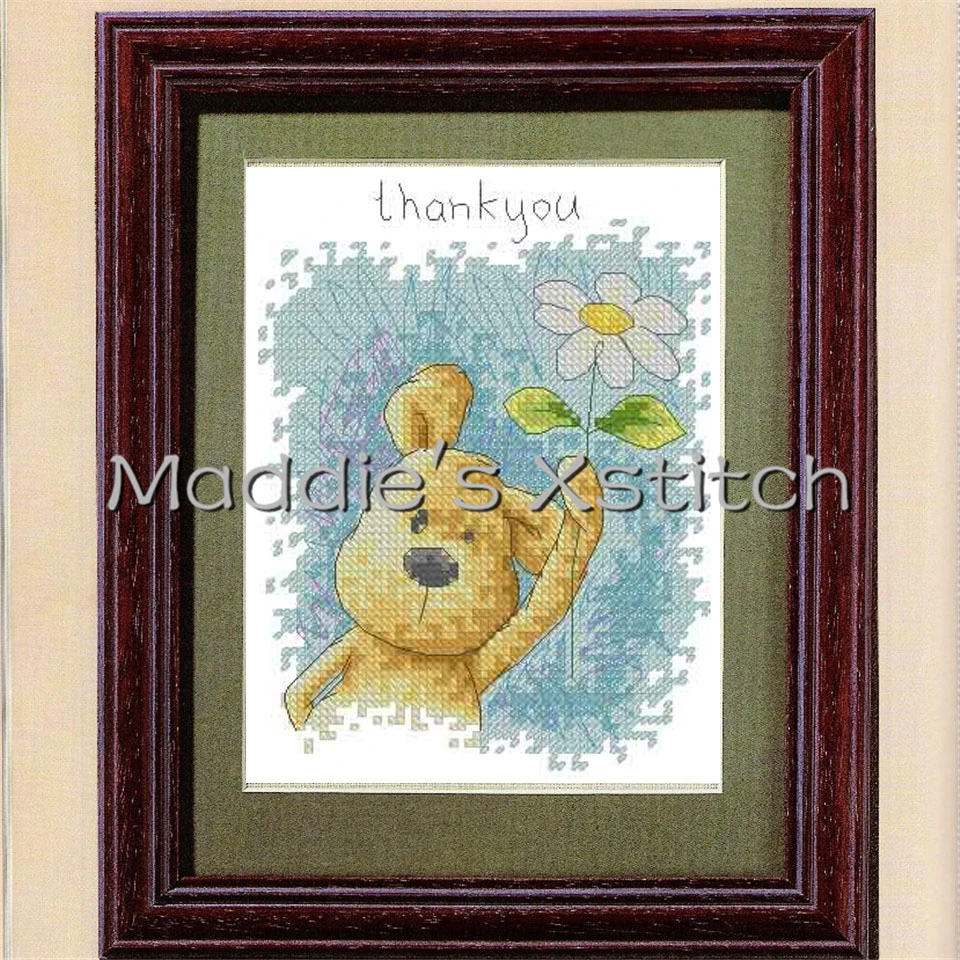 KTX010 Cross Stitch Kit Embroidery Art Homfun Bear Cross Stich Painting Joy Sunday Christmas Decorations For Home Homefun