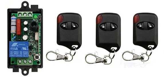 AC 220 V 1CH 1 CH Wireless Remote Control Switch System Receiver+cat eye Transmitters Gate Garage Door/window /lamp /shutters