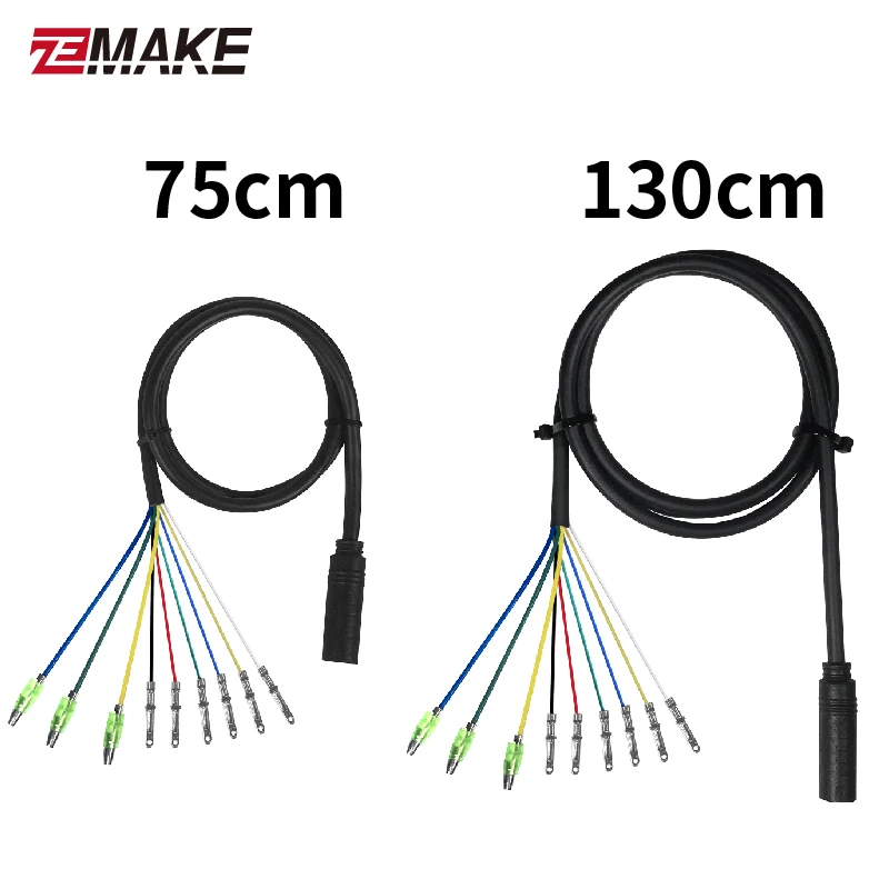 9 Pin Julet Wheel Hub Motor Cable E-bike motor Extension cable Ebike Motor Cable Electric bike Accessories zemake brand