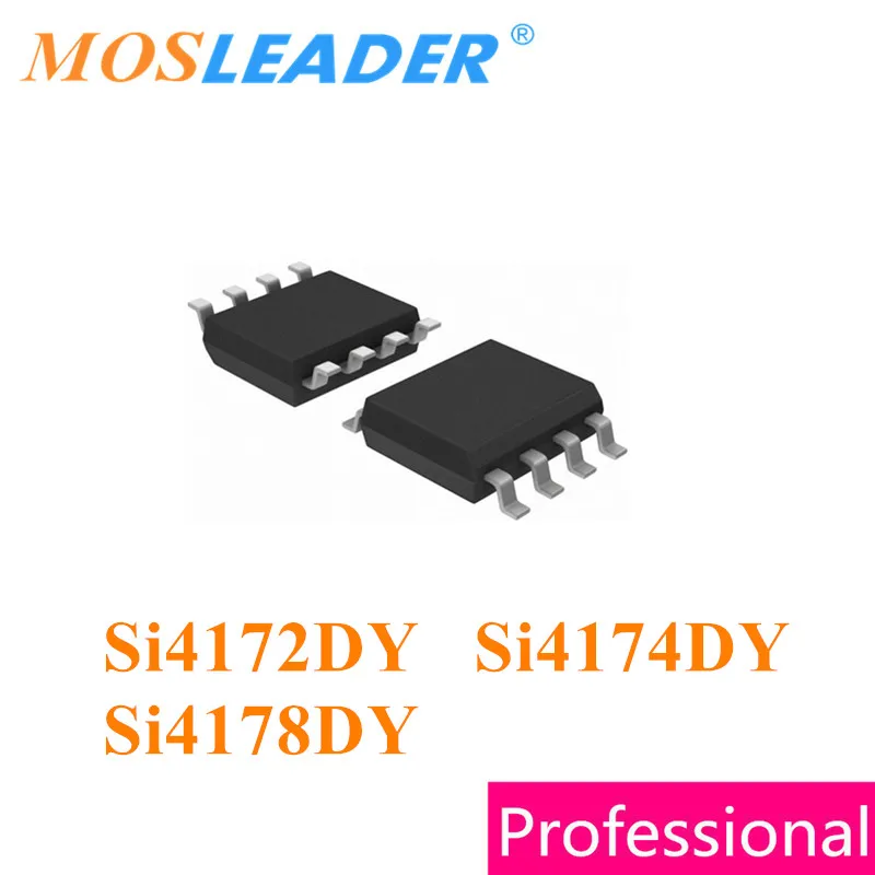 

Mosleader Si4172DY Si4174DY Si4178DY SOP8 100PCS Si4172 Si4172D Si4174D Si4174 Si4178D Si4178 N-Channel Chinese High quality