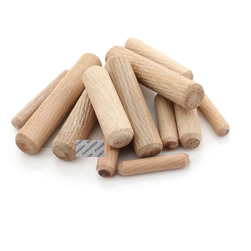 

100Pcs Twisted Groove Wood Dowel For Furniture Cabinet Cupboard Wooden Craft M8 10 12 16mm