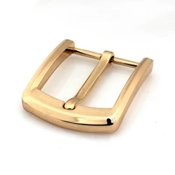 1pcs 40mm Metal Plating Belt Buckles Golden Single Pin End Bar Buckles Fit for 37mm-39mm Belt Leather Craft Jeans Parts