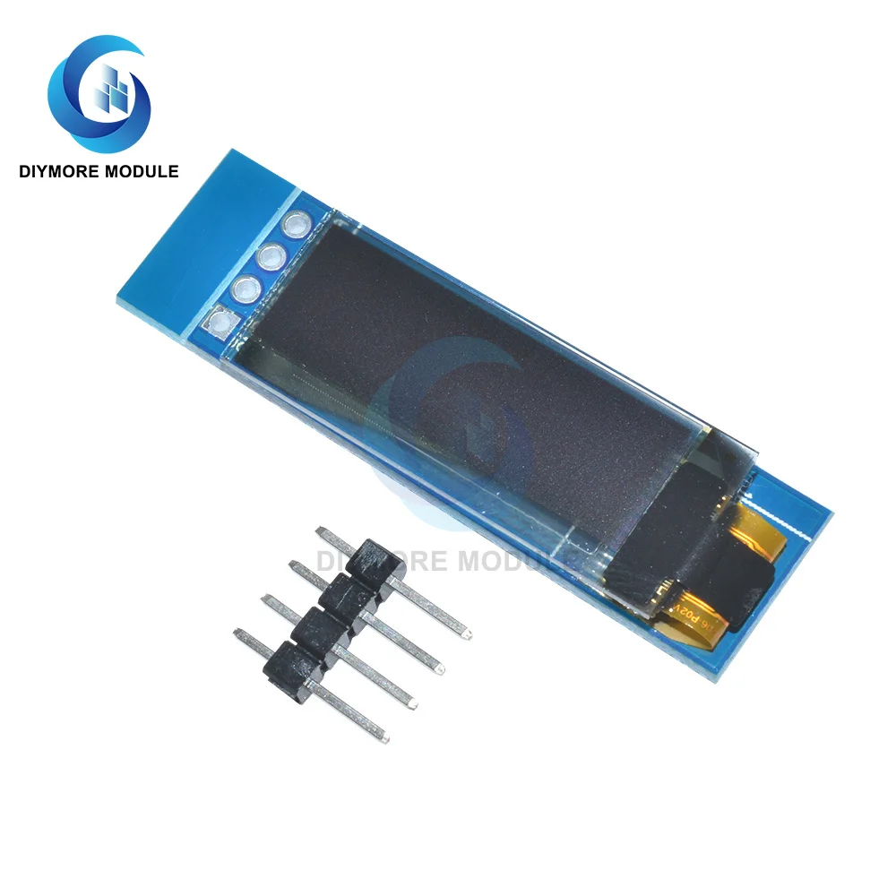 0.91" Inch OLED Display Module 128*32 Blue/White Color Controller IIC I2C Interface 4 Pin 3.3V/5V For Arduino