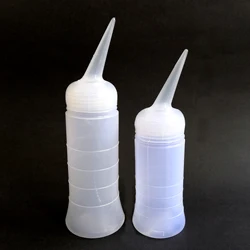 1PC 120ml 260ml Professional Hair Dye Applicator Brush Dispensing Salon Empty Plastic Hair Coloring Dry Washing Bottle