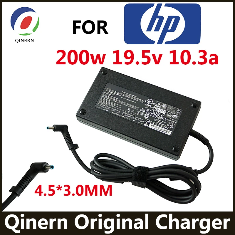 19.5V 10.3A 200W 4.5*3.0MM Laptop Adapter For HP ZBook 17 G3 G4 TPN-CA03 A200A008L 815680-002 835888-001 15-CE004LA Power Supply