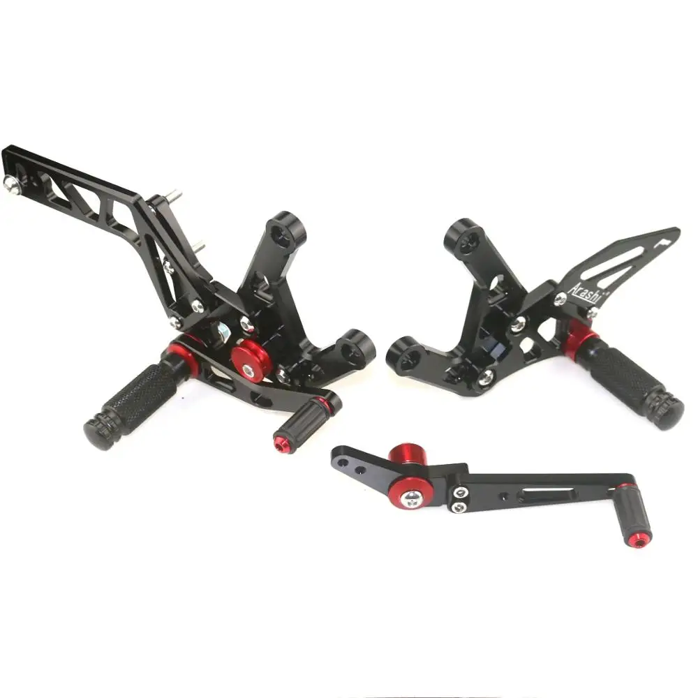 CNC Aluminum Alloy Motorcycle footrest footpeg pedal foot peg Rearset Rearsets For YAMAHA R1 R1S R1M 2015-2021 Front Pedal