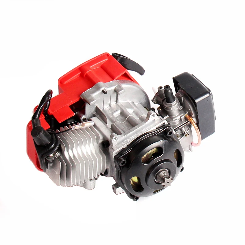 7T 47cc 49cc Pocket Bike Pull Start Engine For 2 Stroke Mini Go Kart Dirt Bike Petrol Scooter ATV Pocket Bike Motor