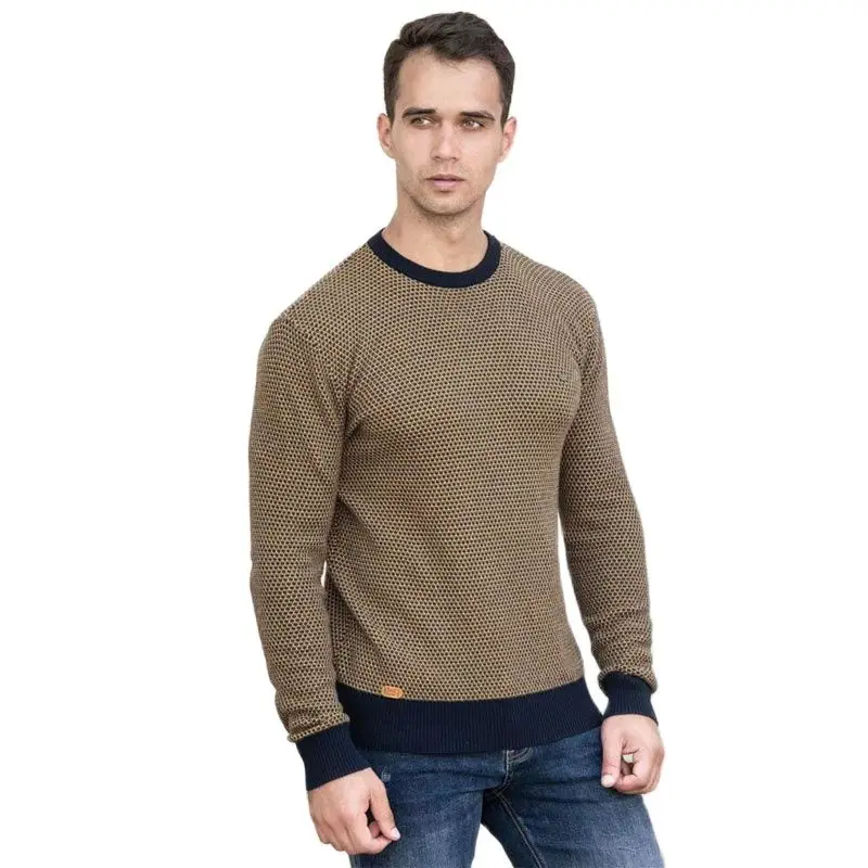 Baumwolle Gespleißt Pullover Pullover Männer Casual Warme Oansatz Qualität Mens Gestrickte Pullover Winter Mode Pullover für Männer Größe M-3Xl